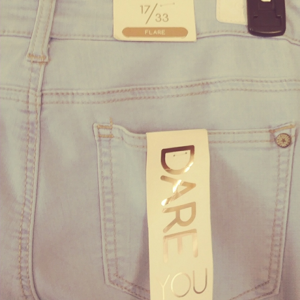 Macy's Cotton Candy Celebrity Pink FlareLeg Jeans - Picture 4 of 8